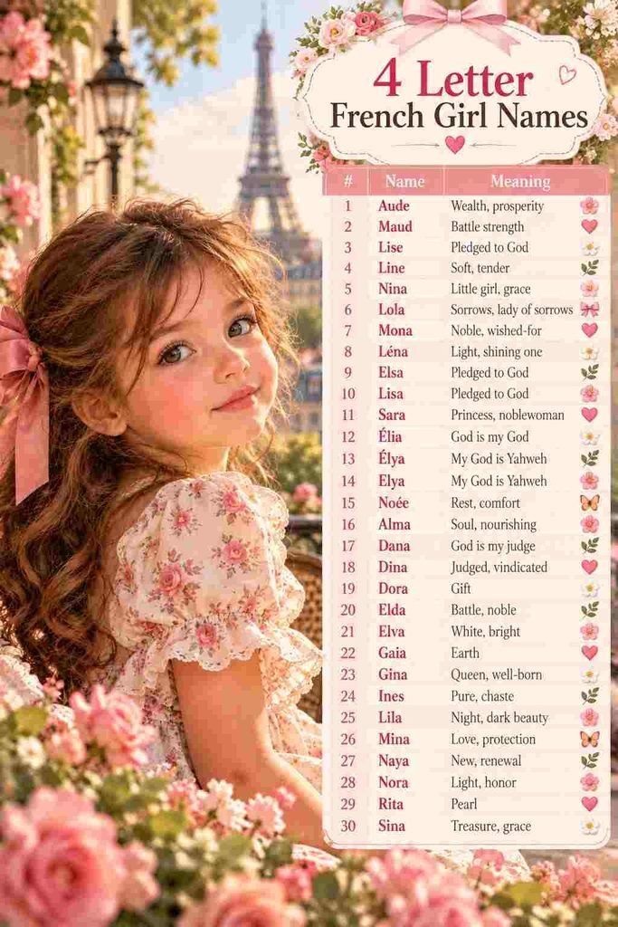 4 Letter French Girl Names