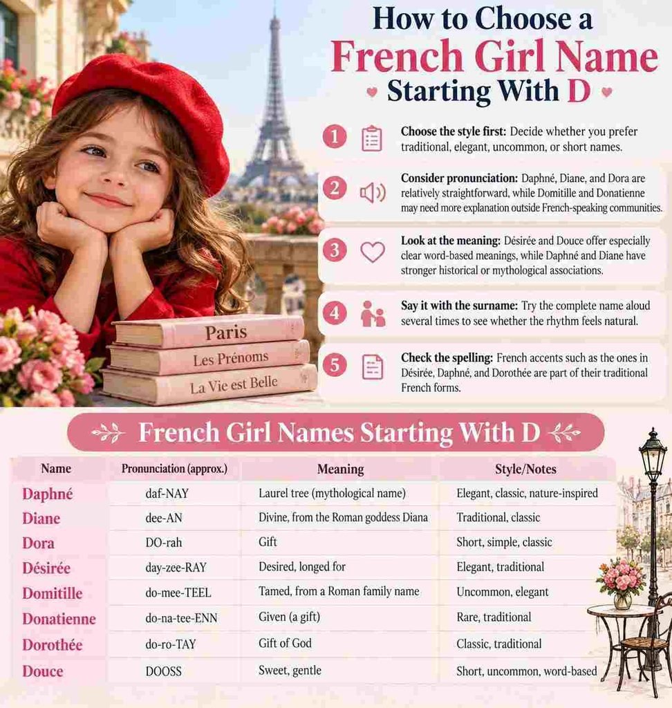 French Girl Names Starting With D