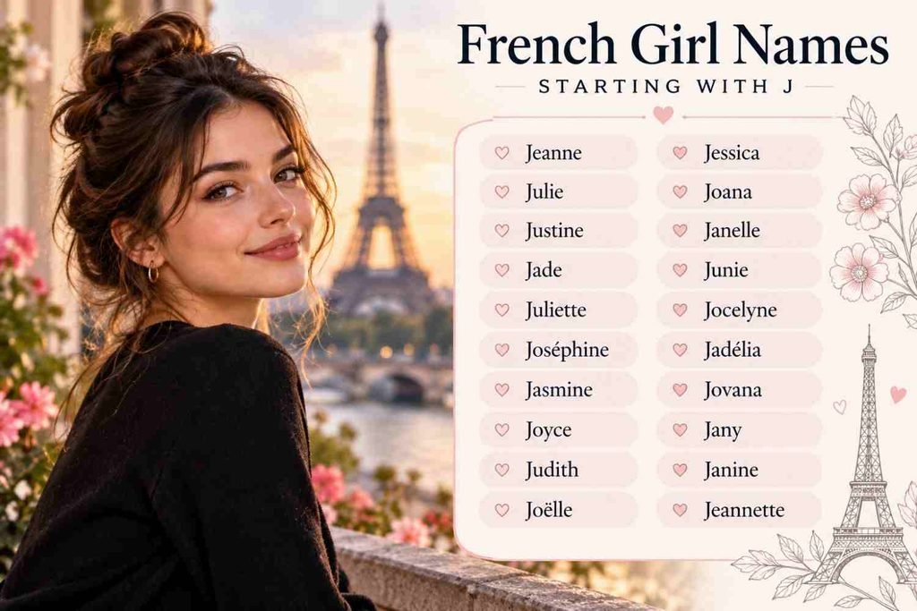 French girl names starting with J