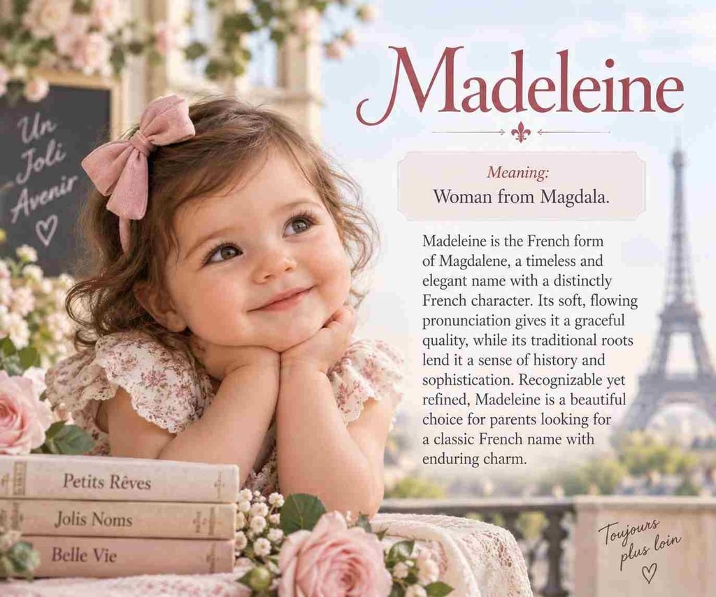 Madeleine French Girl Names That Start With M