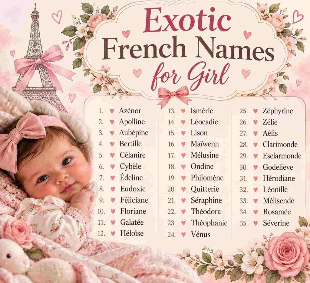 exotic french girl names