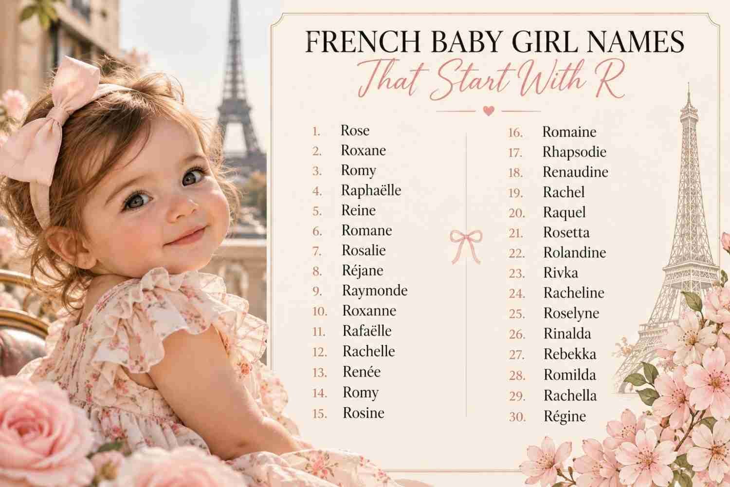 french baby names for girl with r