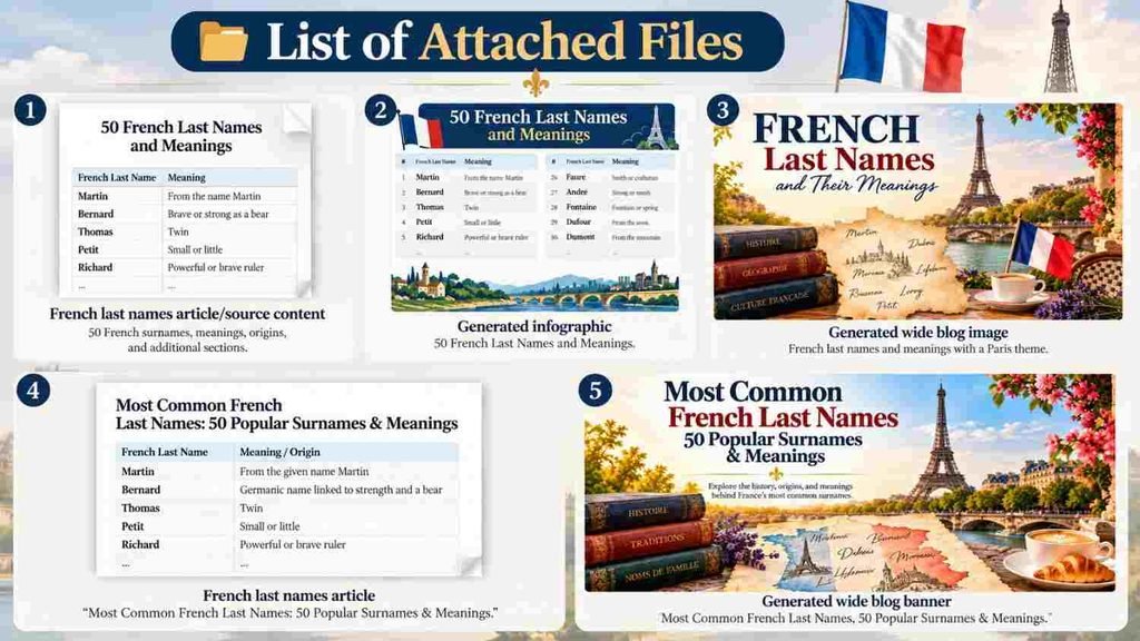 most common french last names list