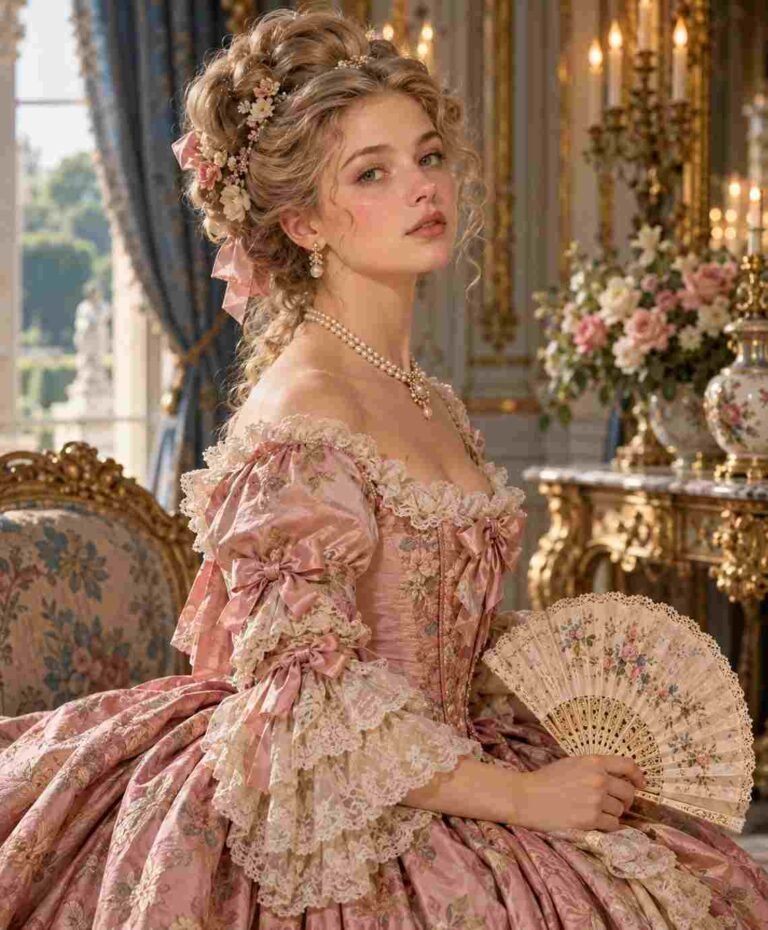 old century french girl