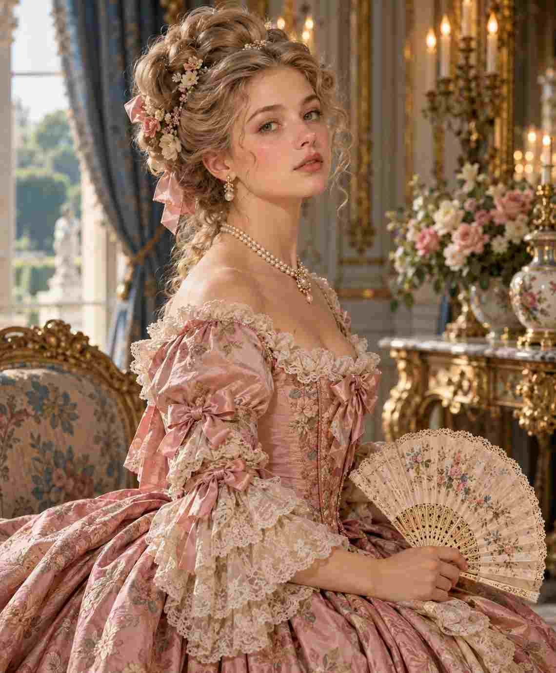 old century french girl