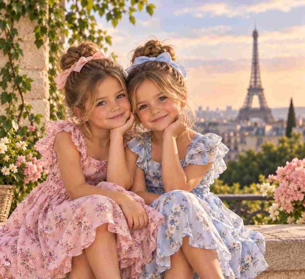 twin french girl