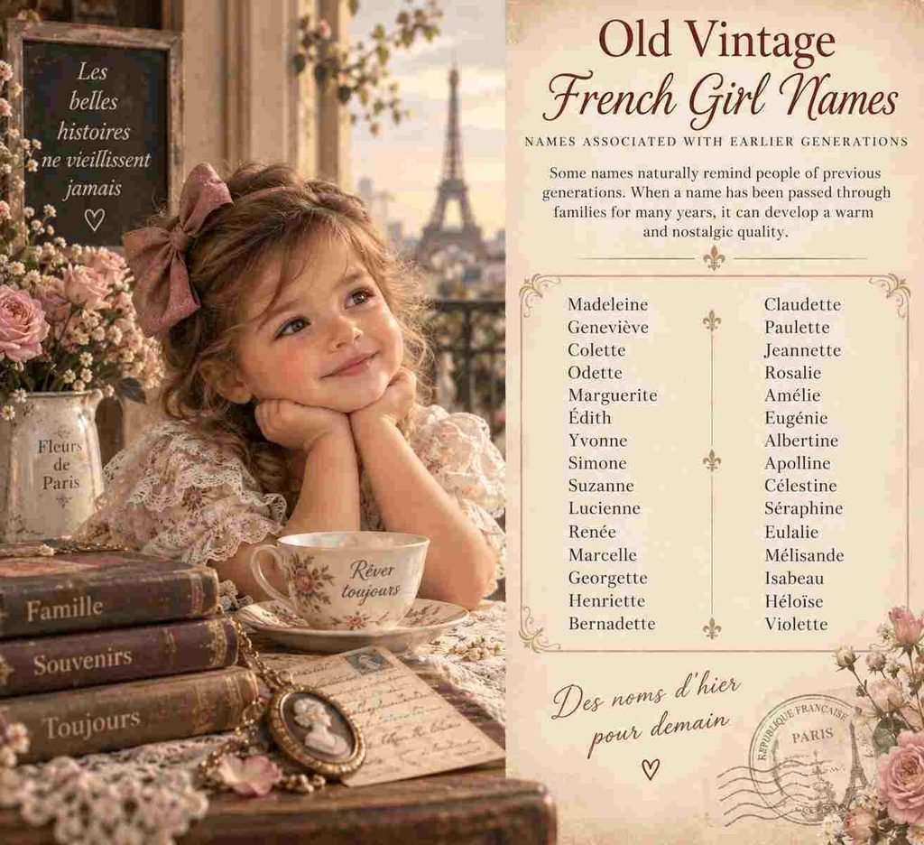 vintage french girl names