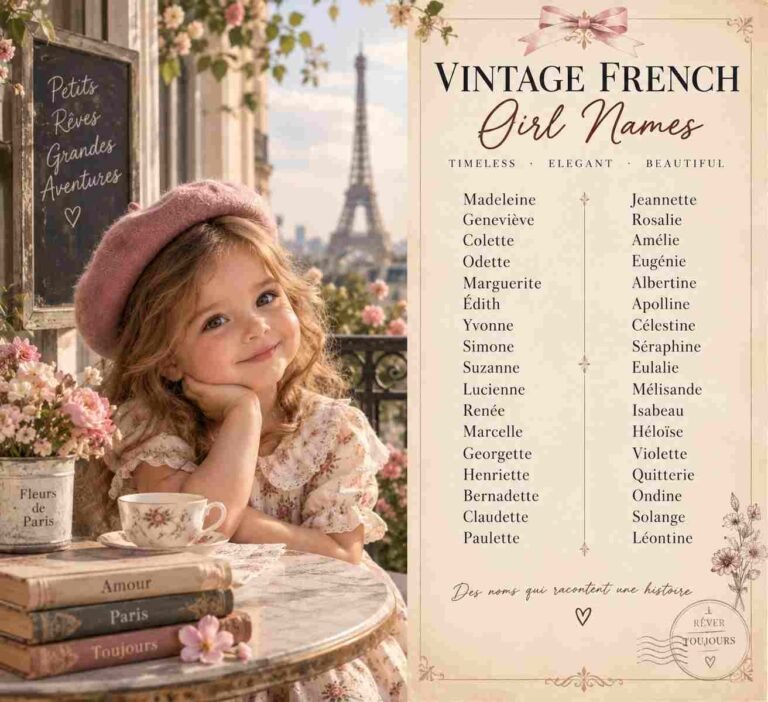 vintage french girl names