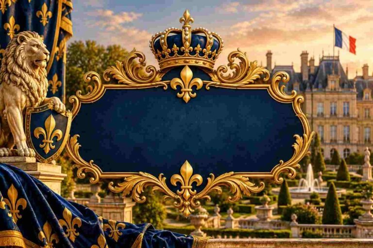 Royal French Heraldic Plaque