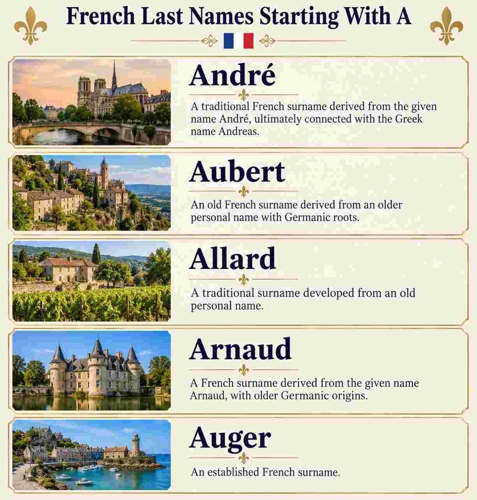 french last names starting with a