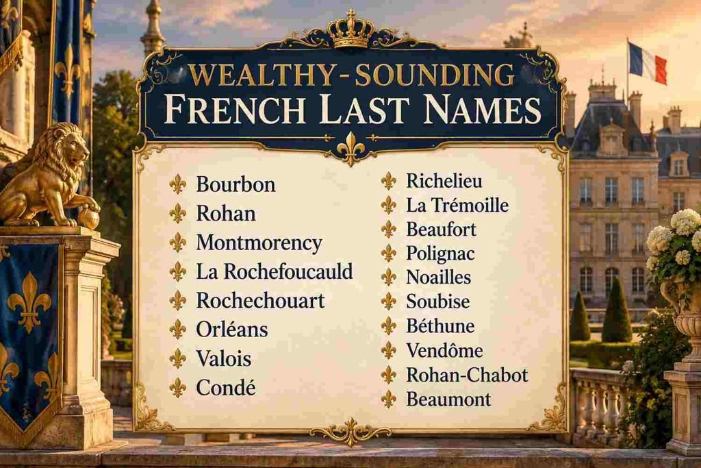 wealthy french last names